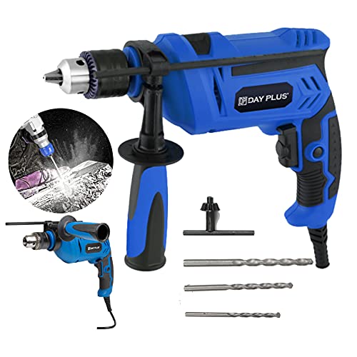 Bohrmaschine, Schlagbohrmaschine 850W 3000 RPM, Hammer und Bohrer 2 in 1, Tiefenanschlag und Schnellspann-Bohrfutter, verstellbarer Zusatzhandgriff