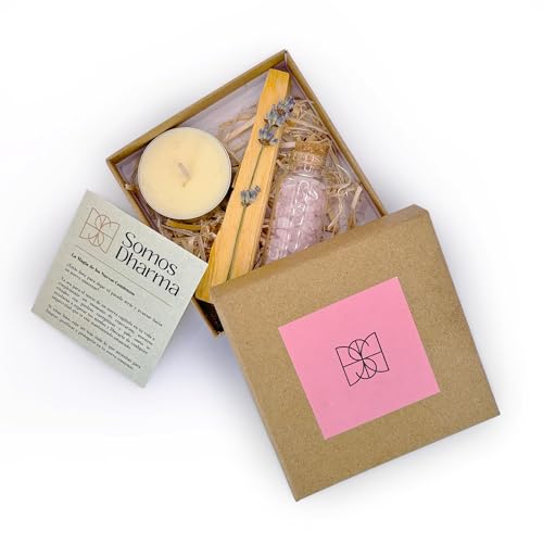 Palo Santo para Quemar - Incienso Natural Ideal para Limpieza Energetica del Aura y Hogar - Cuarzo Rosa es una Piedra Natural para Amor y el Corazón. Otras Opciones Amatista y Jade