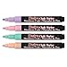 Set of 4 Pastel 3mm Fine Point Marvy Bistro Chalk Markers ( Uchida of America ) Open Stock