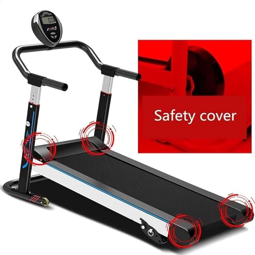 Image of Folding Treadmil Mechanical Treadmill Walking Jogging Machine Folding Shock Running Home Gym Workout Fitness Under Desk Treadmills 160kg