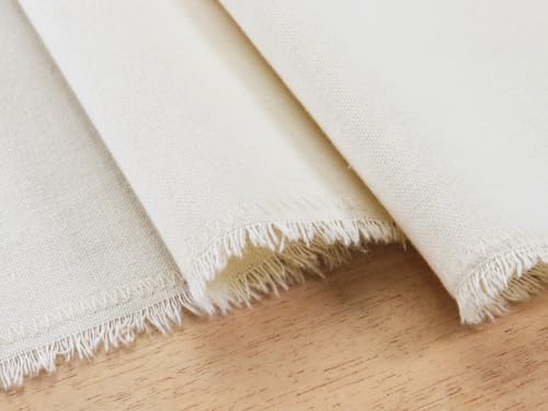 PurpleEssences Fringe Table Runner 13x72 Inch, 100% Cotton - Beige - 5