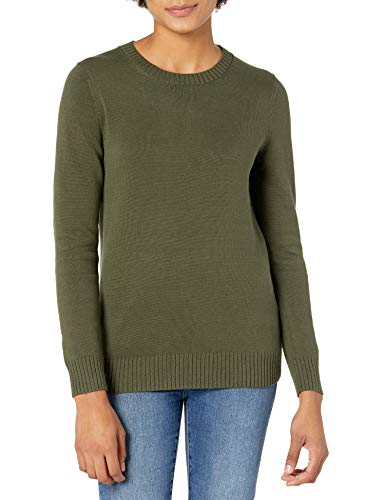 Image of Amazon Essentials Women's Lightweight Soft Crewneck Sweater, 100% Cotton, Plus