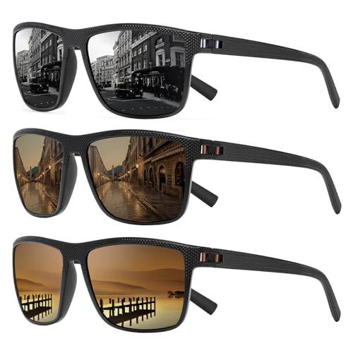TURBOPEP Square Polarized Sunglasses — Budget-Friendly Everyday Shade