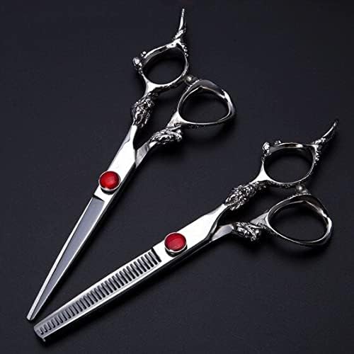 Hairdressing Scissors Set, 6.0 Inch Hair Cutting, 440c Stainless Steel Blade, Ergonomic Handle Design, Professional Tools,Willow Shears