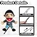 2 Pcs Adjustable Puppet Handles Arm Control Rod, Puppet Rods,8-21 Inch Extendable Metal Stick Accessory for Small and Large Puppets,Jeffy with Stick,Jeffy Puppet,Sml Puppets
