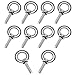 Produktbild M4*10 Ringschraube Edelstahl 10 Stück, JatilEr 304 Edelstahl Augbolzen Ringbolzen Rostfrei Ösenschrauben Hardware Ringschrauben, Ring Runde Augenschraube für Rolle Des Befestigens Und Hängens