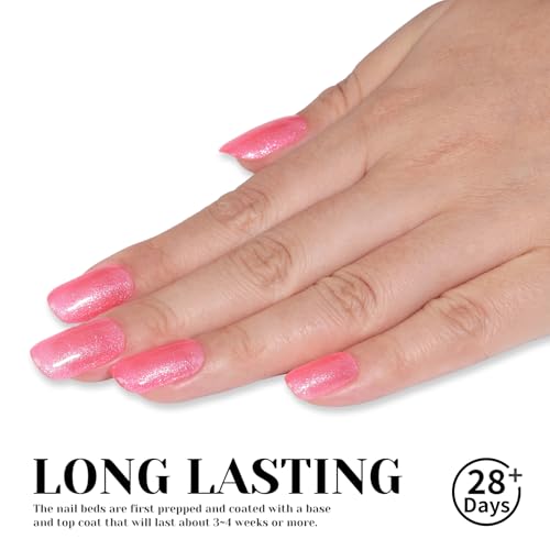 Esmalte de Uñas Gel Brillante Rosa Fucsia 12ml miniatura 3