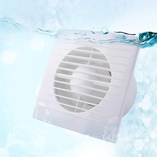 8 inch Silent Household Exhaust Fan Air Grille Wall Window Extractor Ceiling Fan for Toilet Bathroom Kitchen Ventilation Vents