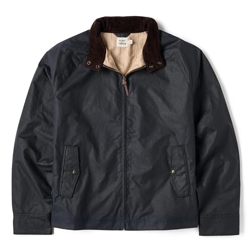 Huckberry Flint and Tinder Waxed Harrington Jacket