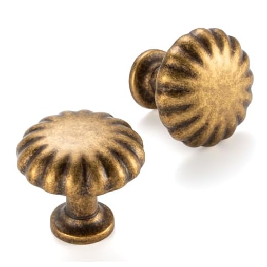 Antique Brass Cabinet Knobs Set