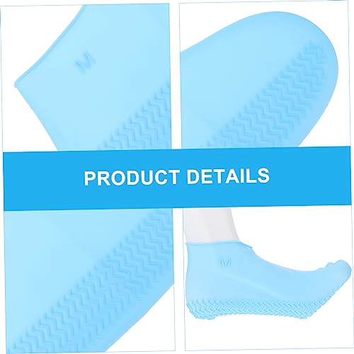 Protector de calzado impermeable de silicona para uso al aire libre, fundas para zapatos para hombre y mujer, fáciles de limpiar miniatura 4