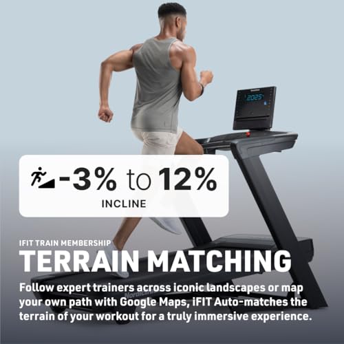 Image of NordicTrack Commercial Series Treadmills | Foldable Treadmills with Adjustable -3% to 12% Incline for High Efficiency Running and Walking Workouts at Home