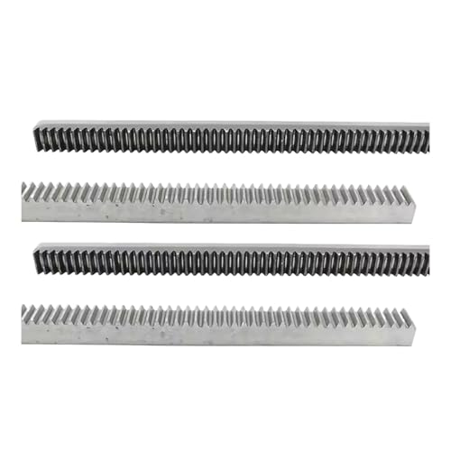 Spur Rack Steel High Precision 1Mod 4pcs 10x10 10x12 12x12 15x15 20x20 500mm 1000mm 1M Spur Gear Rack Precision Straight Teeth Rack(1M 10X10-1000mm)