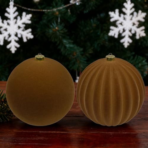 Boules de Noël en velours incassables pour maison avec enfants - 6