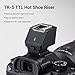 Godox TR-S TTL Camera Flash Hot Shoe Riser for Sony, Compatible with Godox iT30Pro iT20 iT22 IM20 IM22 IM30, 0-90° Tilting Head for Soft Bounce Light and Direct Flash