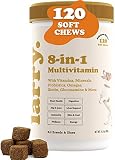 Larry 8-in-1 Dog Multivitamin, Dog Vitamins with Omega 3 6 9, Dog Probiotics and Glucosamine Chondro