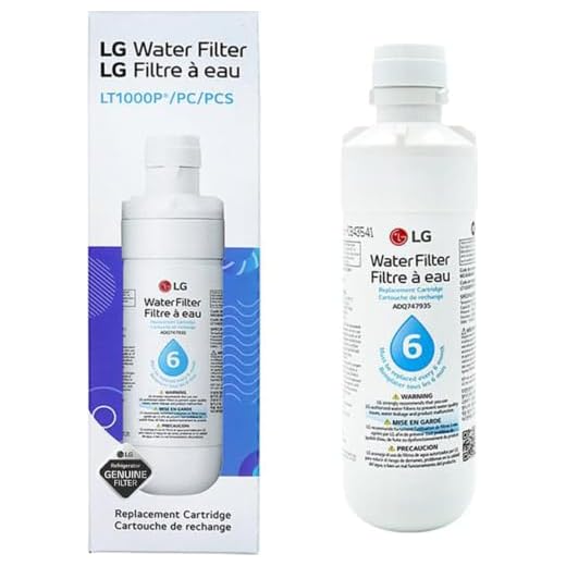 LG LT1000P - 6 Month / 200 Gallon Capacity Replacement Refrigerator Water Filter (NSF42, NSF53, and NSF401) ADQ74793501, ADQ75795105, or AGF80300704 , White