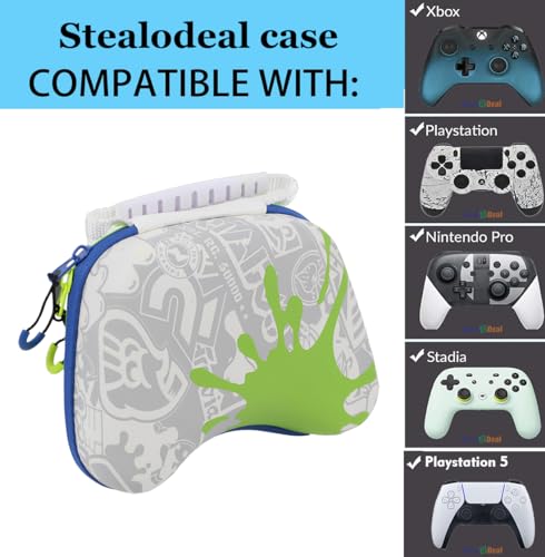 Image of OIVO INDIA Multicolor & Black Universal Travel EVA Game Remote Controller Carrying Case Gaming Accessory Cover Case (Compatible for Xbox One, Xbox, Xbox 360, PS3, PS4, PS5 PS2) (Combo of 2)