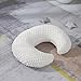 NIVAVA BABY Nursing Pillow and Positioner for Breastfeeding, Ultra Soft Baby Breastfeeding Pillows for More Support for Mom and Baby, with Premium Removable Cover (Pristine)