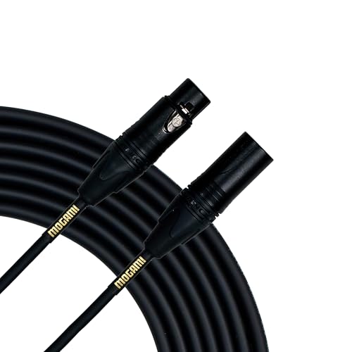 Mogami Gold Studio 10 XLR to XLR Quad Conductor Patch Cable 10 feet with Gold Contacts, XLRM-XLRF Connectors, Pro Audio Noise-Free by Mogami - Used condition - US$57.99