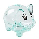 Yienct Piggy Bank for Boys Girls, Kids Mini Plastic Pig Personalized Penny Money Bank Toy for Bills...
