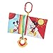 Kids Preferred Disney Baby Mickey Mouse Colorful Crinkle Soft Book with Teething Corner and On-The-Go Clip for Babies