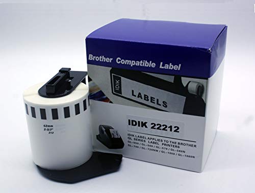 DK-22212 étiquette rouleau continu 62 mm x 15,24 m compatible Brother QL-570 QL-700