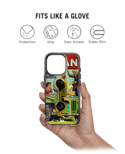 Image of DailyObjects Battle Jeep Stride 2.0 Magnetic Case Cover Compatible with iPhone 16 Pro Max | Wireless Charging Slim Back Cover | 2 Layer Edge Protection & Shockproof