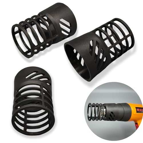 NBTOOL Window Tint Tools 3Pcs Heat Gun Scald Guard Vinyl Wrap Tools Heat Gun Nozzles Protective Tube for Window Tinting & Car Wrapping