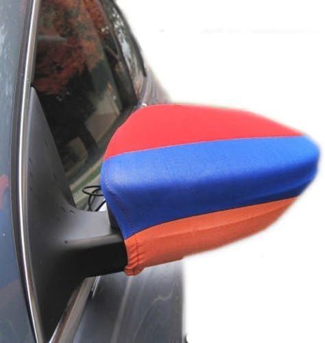 Fundas para espejos retrovisores laterales con bandera de Armenia (juego de 2)