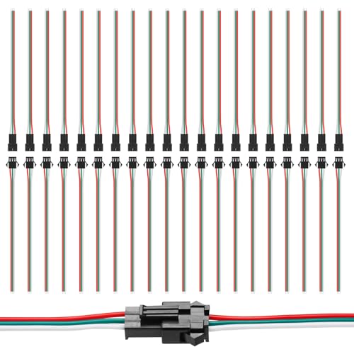 VIPMOON 20 Pares JST SM 3 Pines Enchufe