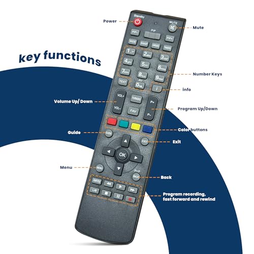 Télécommande Fransat Tntsat LEYF lot de 2 compatible Digihome Telefunken