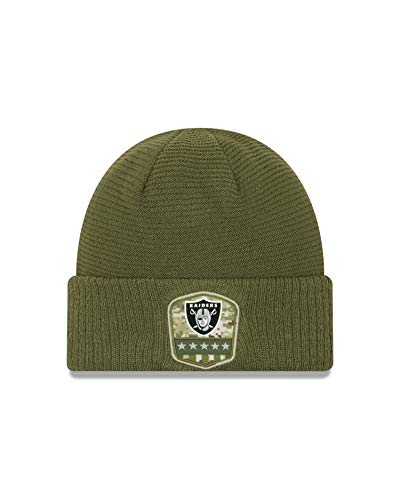 New Era Salute to Service Wintermütze - Oakland Raiders