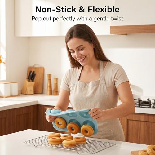 6-Piece Silicone Baking Set, Nonstick Silicone Bakeware Set by YADASWELL - Used condition - Image 6