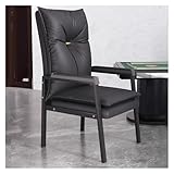 Matériau de haute qualité : les accoudoirs recouverts et un cadre en métal robuste accrocheur vous inciteront à vous asseoir, tandis que le tissu doux et luxueux en cuir synthétique et l'assise en éponge de haute qualité vous permettront de rester assis pendant des heures.