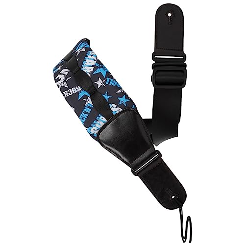 Vaguelly Sangle De Guitare Plus Coton Épaissi Et Élargi Sangle En Cuir Réglable Sangle De Décompression Étoile Bleue Et Blanche Bandoulière Basse Guitare Basse Sangle De Guitare Basse - Les Beatles, Paul McCartney, John Lennon, RIngo Starr, George Harrison Vaguelly Sangle De Guitare Plus Coton Épaissi Et Élargi Sangle En Cuir Réglable Sangle De Décompression Étoile Bleue Et Blanche Bandoulière Basse Guitare Basse Sangle De Guitare Basse