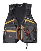 Savage Gear Unisex Pro-Tact Spinning Vest, Schwarz, Einheitsgröße