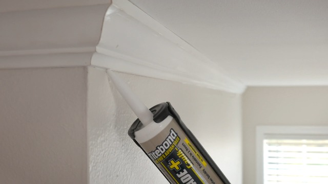 Image of Titebond Pro-Grade Plus Siliconized Acrylic Caulk, Almond - Multi-Purpose Interior /Exterior Sealant for Wood, Metal, Glass, Tile, Fast-Drying - 8411, 10.1 Oz. Cartridge