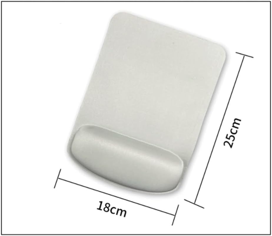 Solid Color Mouse Pad Wrist Rest Mousepad Gaming Office Mat for Desktop Laptop for Gaming PC(A)