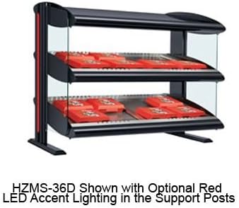 Hatco HZMS-24D Dual Shelf Slant Heated Zone Merchandiser