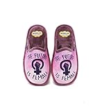  BioRelax - Zapatillas Mujer Feminista - Azul, 39