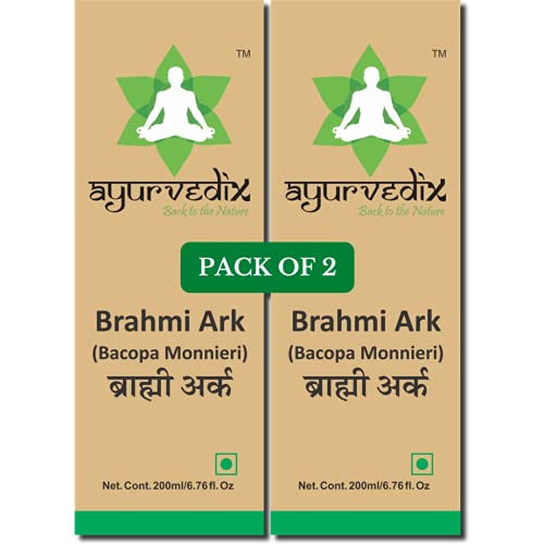 Image of Brahmi Ark 400 ml | Natural Brahmi (Bacopa Monnieri) Hydrosol | Supports Mind Wellness, Focus & Alertness | Ayurvedic Herbal Brain Tonic | FSSAI Certified