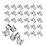 25pcs Grating Saddle Clamp – Heavy-Duty Metal Fasteners, Corrosions-Resistant, Outdoor, Construction | Bar Clamp for Decking, Bridge, Treads, Stair Walkways, Drainage Systems, Industrial, Maintenance