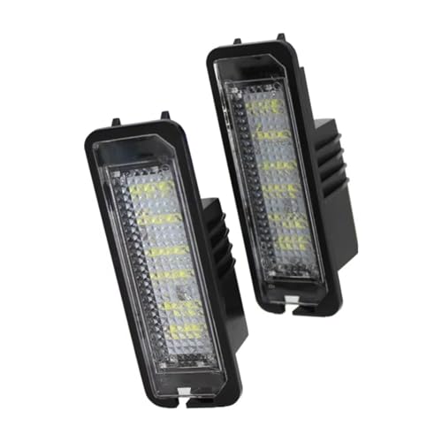 2 Luces para matrícula de coche compatibles con VW Golf 5, Passat B6 y Polo 9N