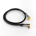 KabelDirekt 3m Cable Coaxial Antena en Ángulo 90°, Clase A, Soporta DVB-T,...