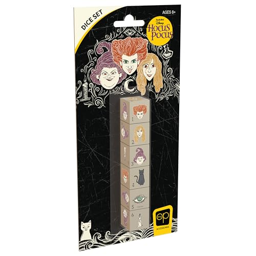 Hocus Pocus Dice Set | Collectible d6 Dice Featuring Characters
