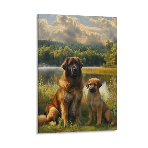 Mastiff tibétain tableau décoration murale pour sublimer votre salon 50x75cm
