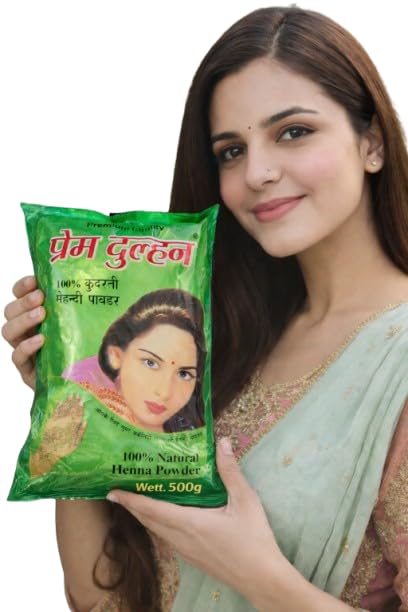 Parem Dulhan 100% Natural Henna Powder, Mehndi, 500g-image-45