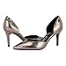 Calvin Klein Women's Gloria Pump, Pewter Snake 060, 8