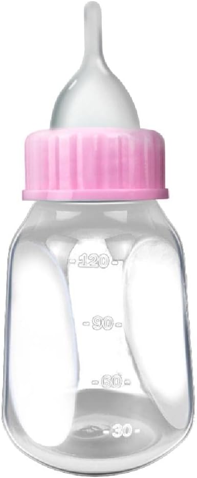 Pet Feeding Bottle Nipple Brush Set Feeding Tools Nursing 4 Oz Milk Water Dispenser For Cats Kittens Small Dogs Pet Nursing Bottle 4 Oz Nipples Kits